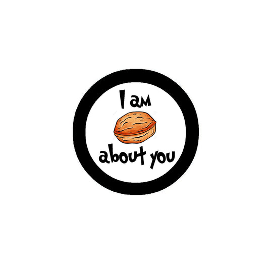 I am Nuts about You! Pinback 2.25-inch Default Title