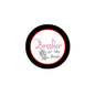 2.25-inch pinback button with black rim and 'Brother of the Bride' text