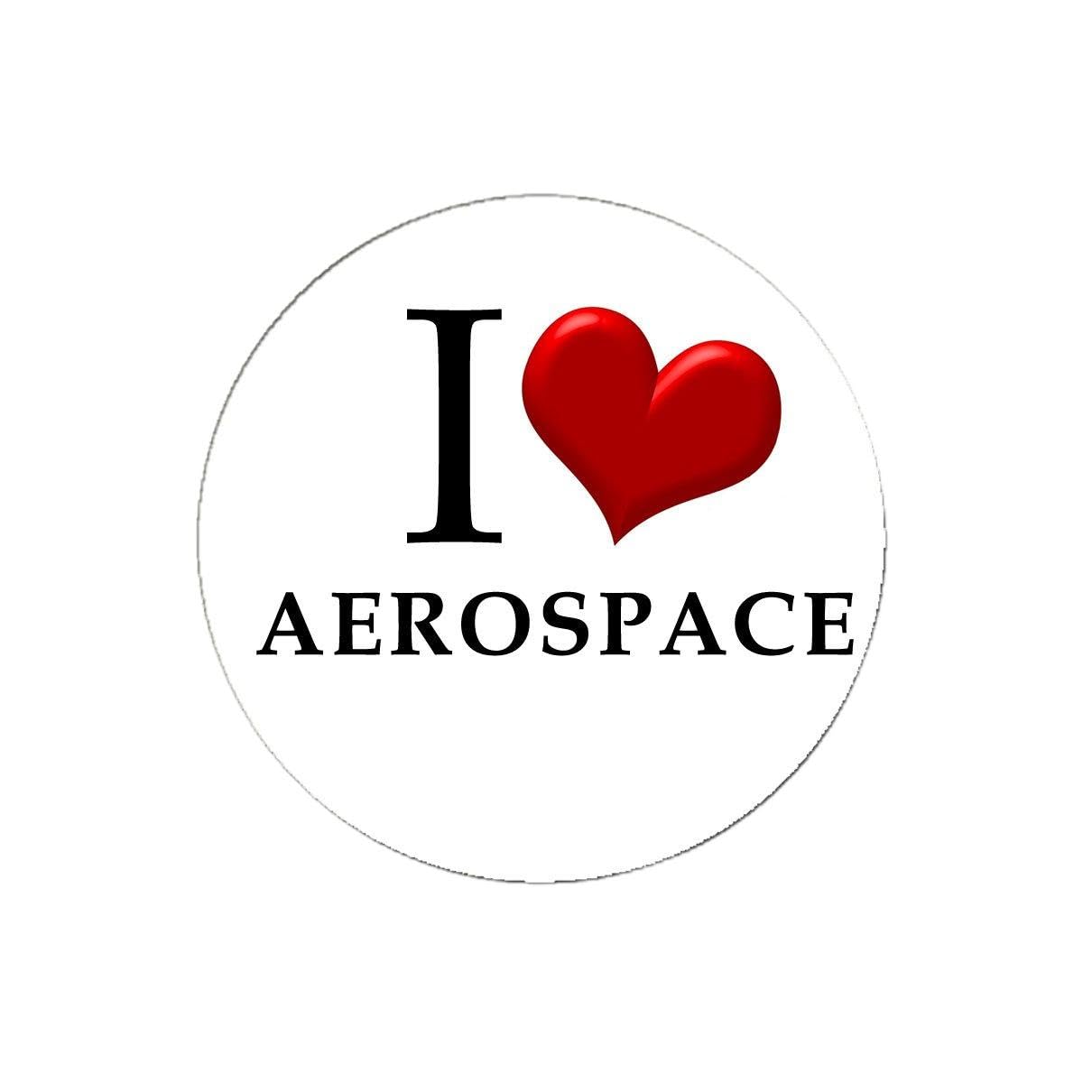 I Love Aerospace Pinback 2.25-inch Default Title