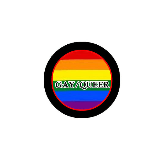 Gay Queer Symbol Pinback 2.25-inch Default Title