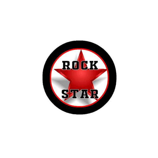 Big Rock Star Button Pinback Button Pin 1.25"