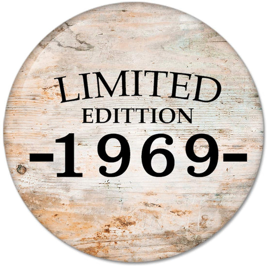 50th Birthday Gifts Made LIMITED EDITION 1969 Pinback Button Badges (58mm), NEW