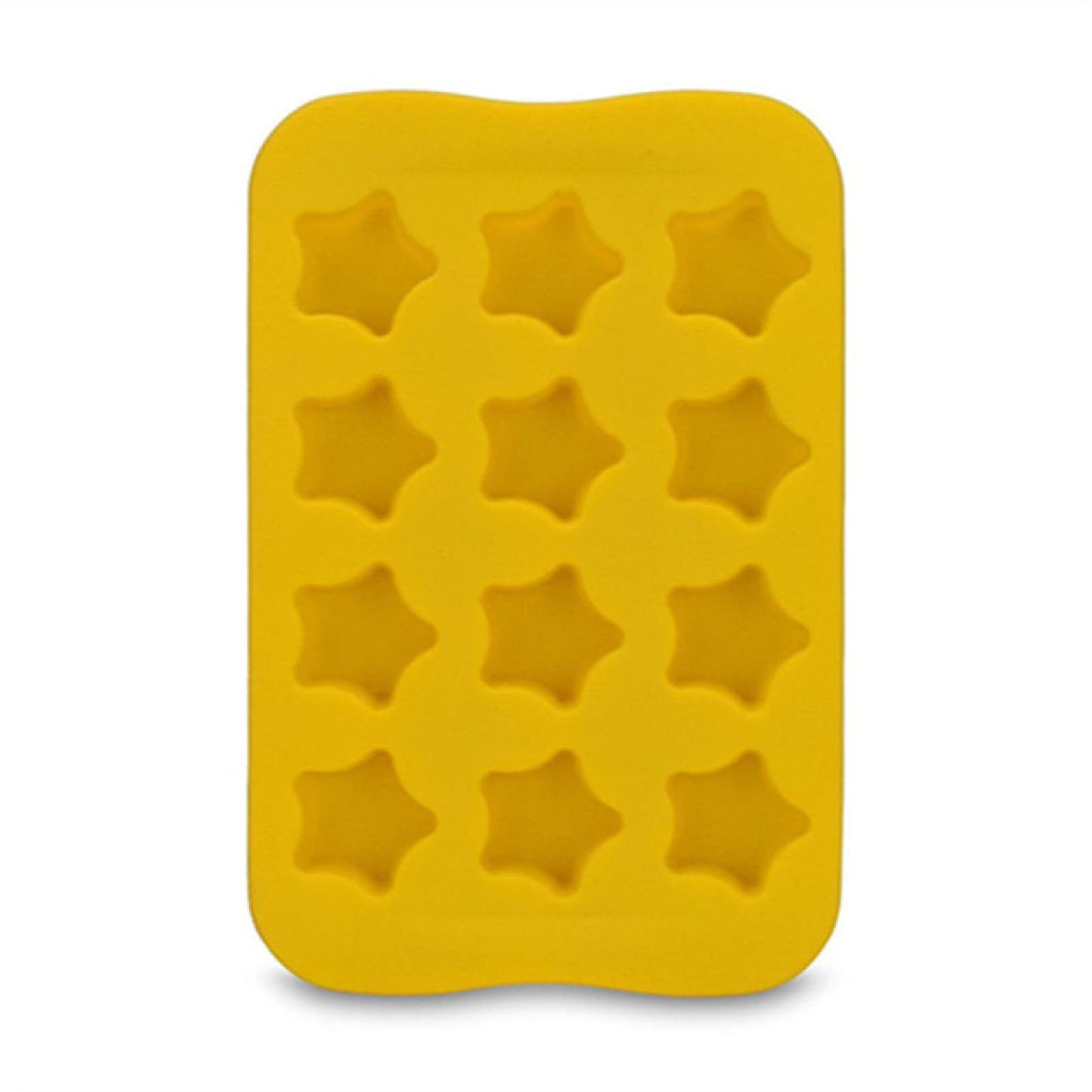 Yetier 12 Grid Silicone Ice Cream Chocolate Mold Tray Star/Heart/Round/Square Ice Cube Cake Mold DIY Tool