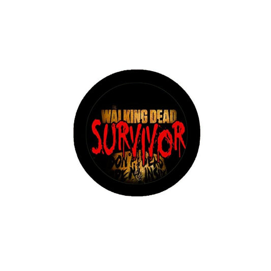 Zombies Survivor Pinback Button Pin 2.25" for Jackets, Hats, Backpacks