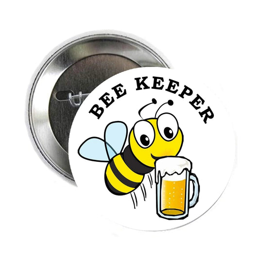 Bee Keeper Honey Flying Insects Pinback 2.25-inch Default Title