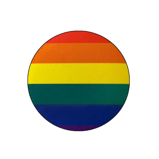5 Pcs LGBT Flag Pinback Button Pin (1.25") Pinback for Jackets, Backpacks, small mini
