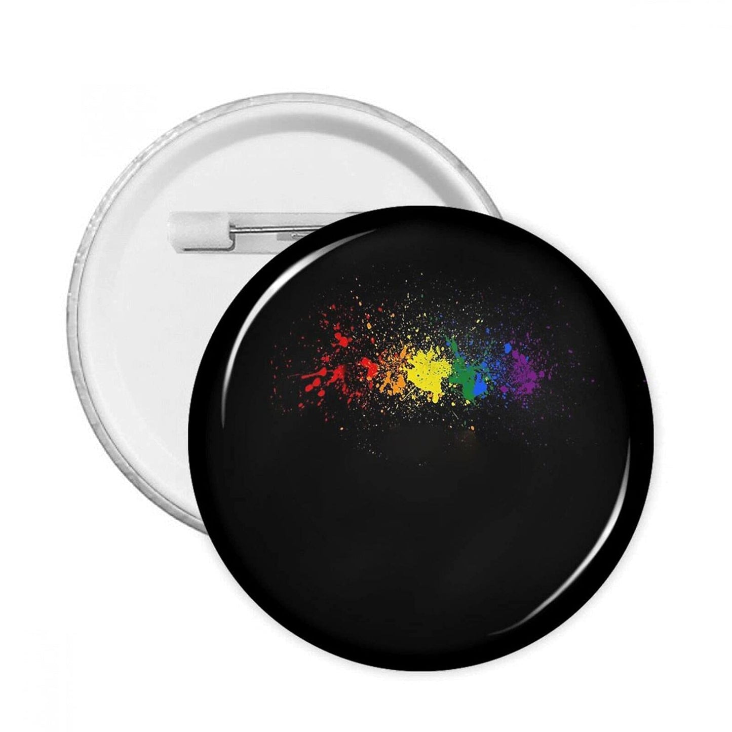 Lgbt Pin,Lgbt Button Round Pins Button Badge Brooch Decors for Backpacks Clothes Hats Bags-1 Pcs Set Default Title