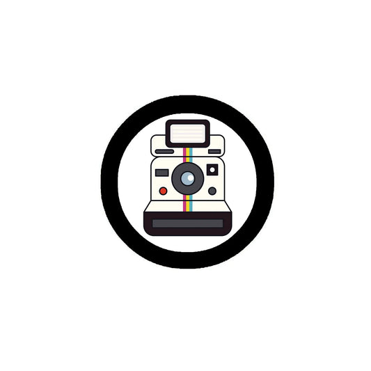 Instant Camera vintage 2.25-inch Pinback Button Pin Brooch Default Title