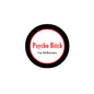 2.25-inch pinback button with black rim; 'Psycho Bitch' and 'From Hell Menstruation'