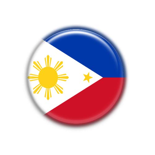 Philippines: National Flag, Fridge Magnet2.25-inch (38mm) Default Title