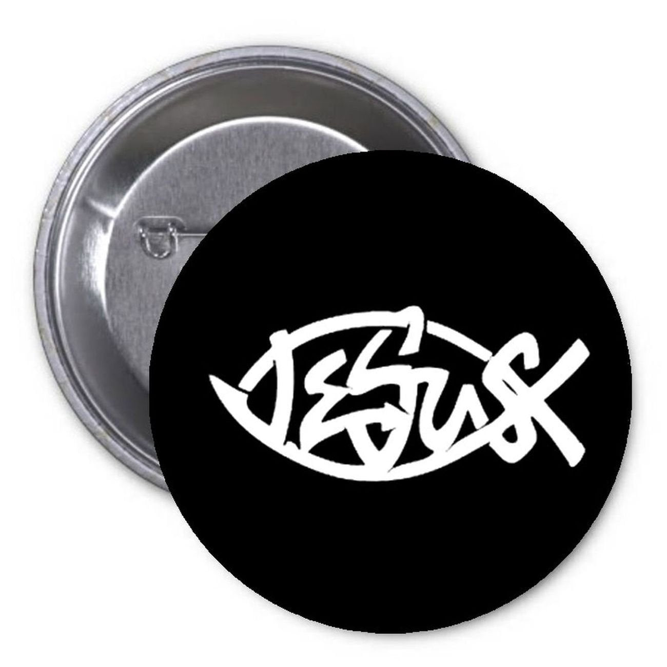 Jesus Catholic Symbol 1.25-inch Pinback Religious Faith Default Title