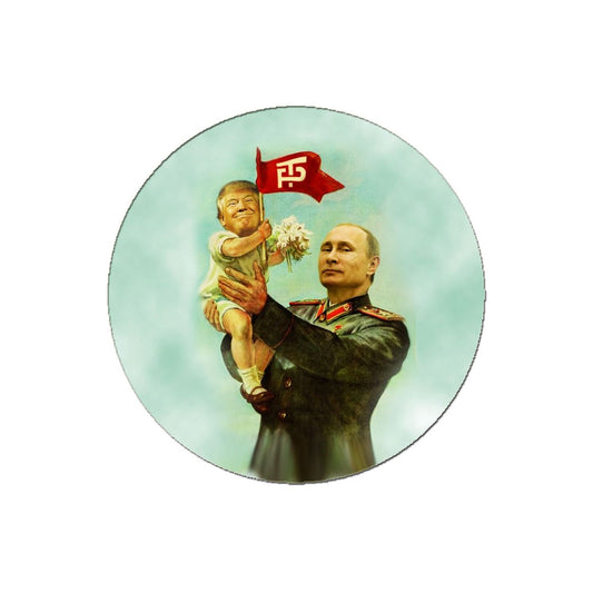 Trump and Daddy Pinback Button Pin 2.25"