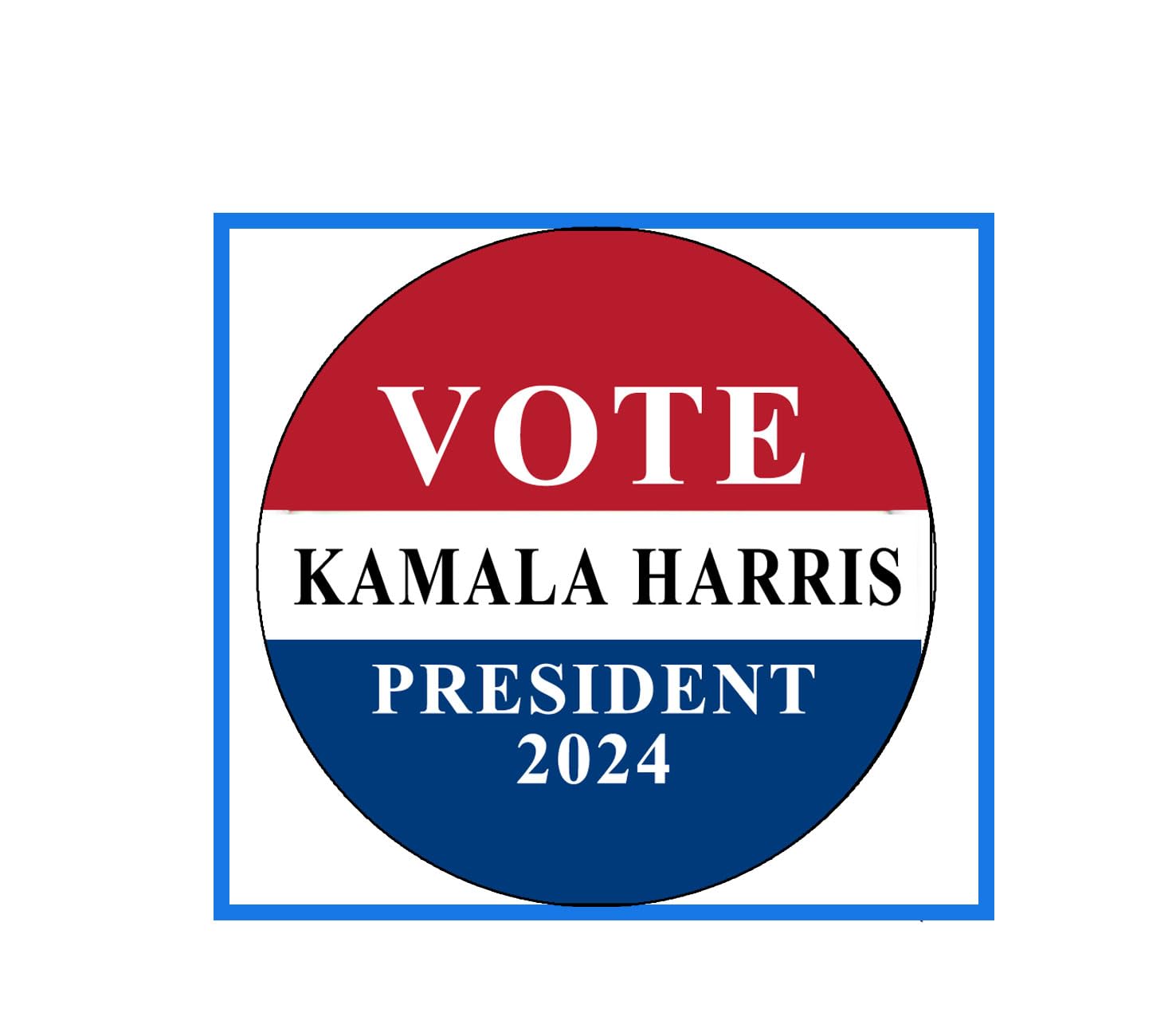 Vote Kamala Harris President 2.25-inch Pinback 2024 Default Title