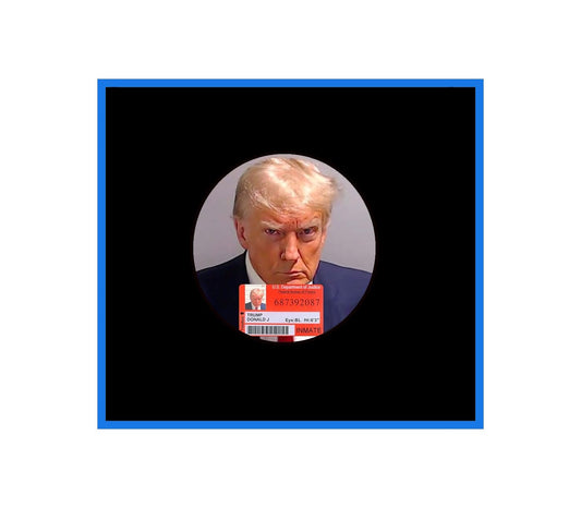 The Most Wanted Inmate Anti- Pinback 3-inch Trump Default Title