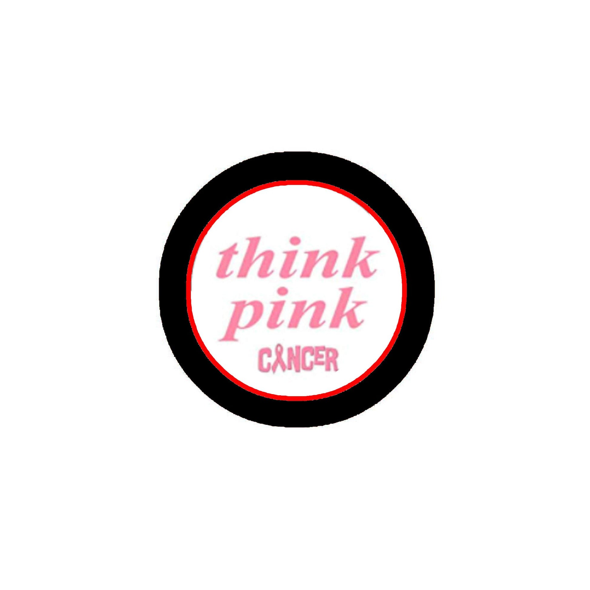 8 Pcs Set Think Pink Breast Cancer Awareness Ribbons Style Pinback 1.25-inch