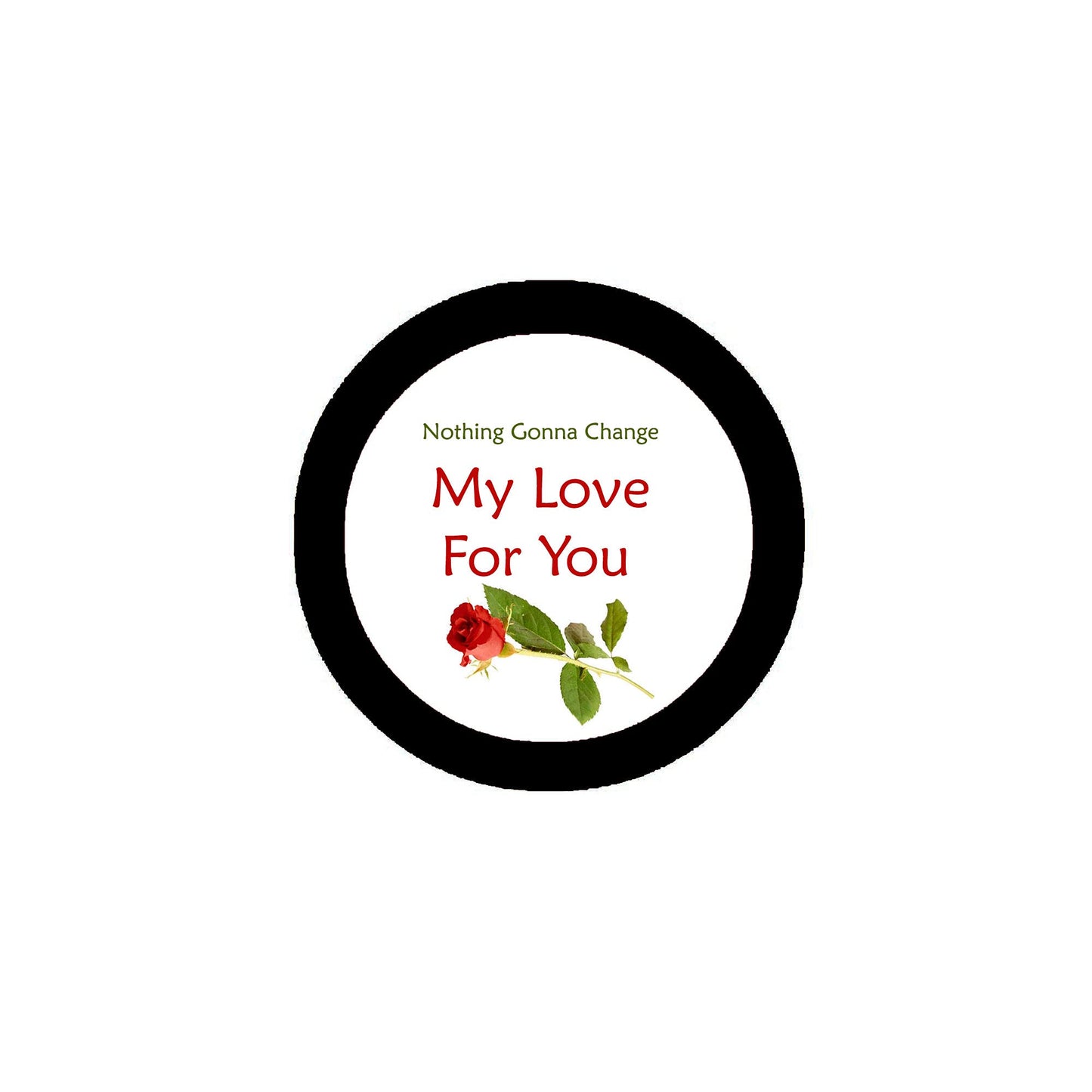 My Love for You 2.25-inch Pinback Badge Default Title