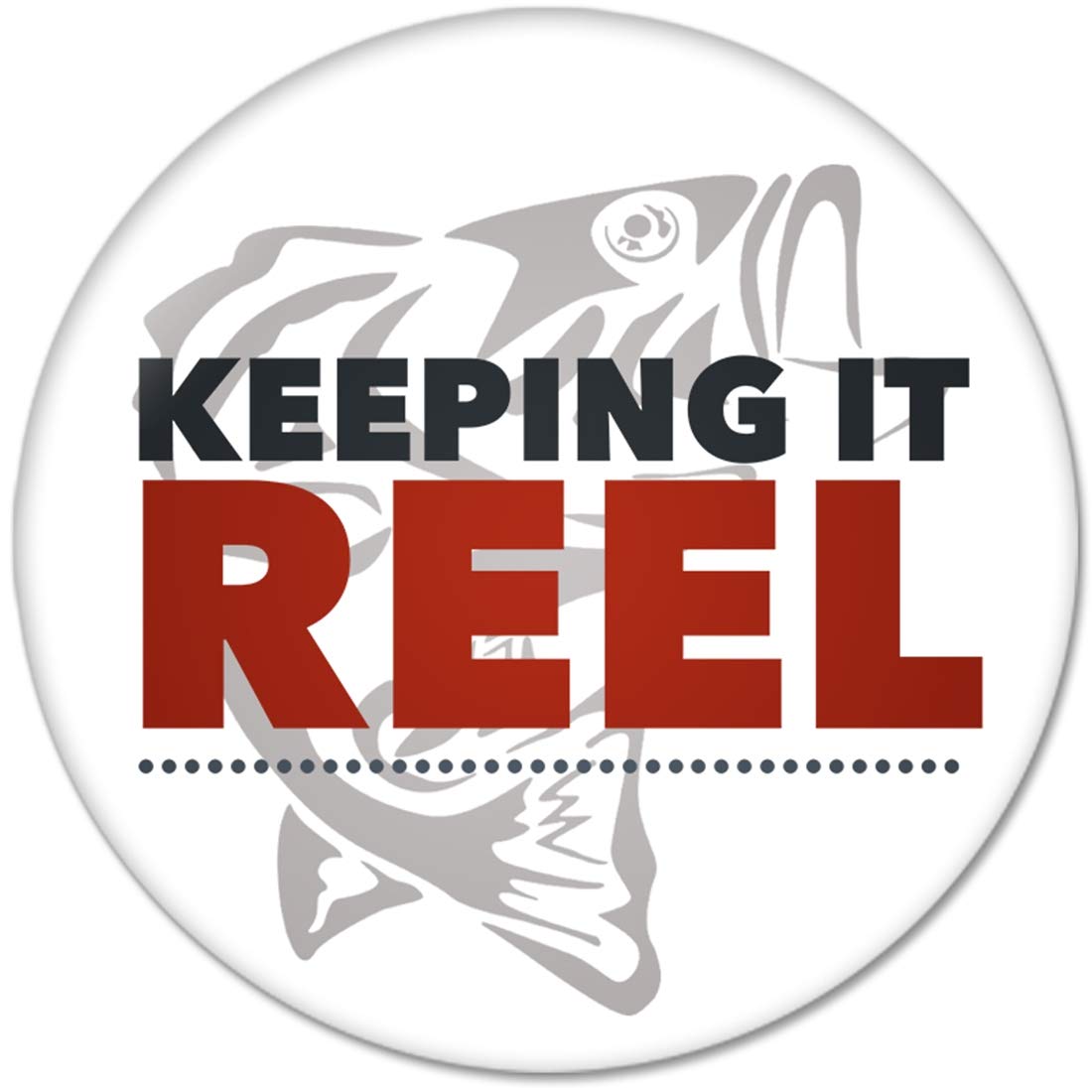KEEPING IT REEL Pinback 2.25-inch Default Title