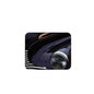 Cars-themed mouse pad with dark blue car front and chrome headlight