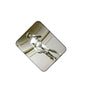 David statue graphic mouse pad with gold and cream background