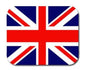 England flag mouse pad with Union Jack design, rounded corners