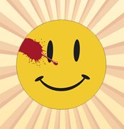 Watchmen Smiley Face Movie Version 1 Inch Pinback Button