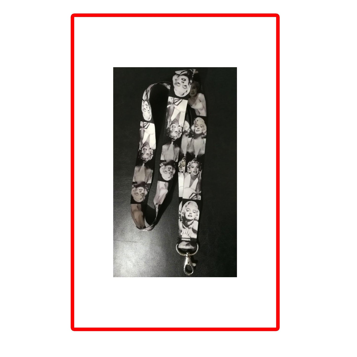 Beautiful Woman Lanyard Keychain Holder BW Default Title