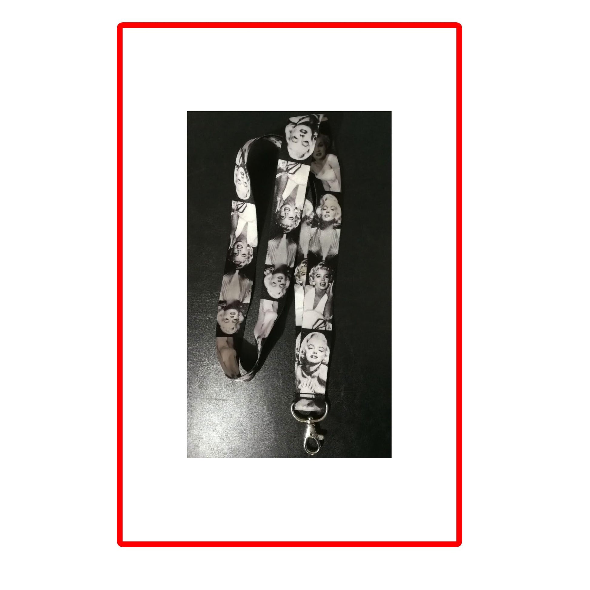 Beautiful Woman Lanyard Keychain Holder BW Default Title