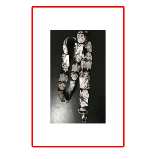Beautiful Woman Lanyard Keychain Holder BW Default Title