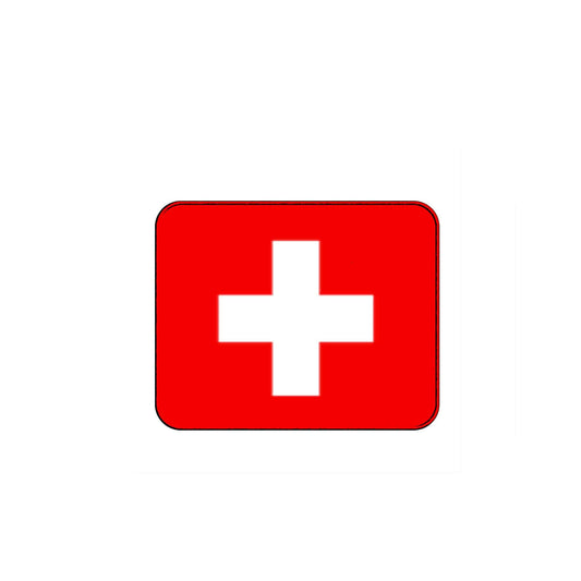 Switzerland Country Flag Mousepad for Computers Default Title