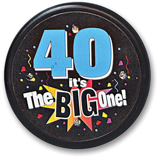 40 It is the Big One 2.25-inch Pinback Button Pin Party Favor Birthday