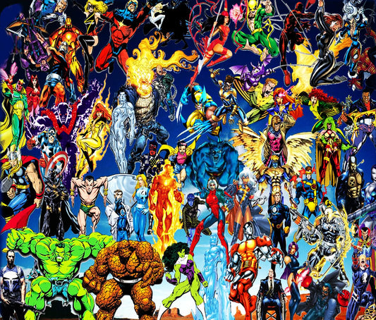 All Super Heroes Mouse Pad