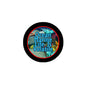 2.25-inch ocean-themed pinback button with colorful text "Ocean Marine Life Is Volatile"
