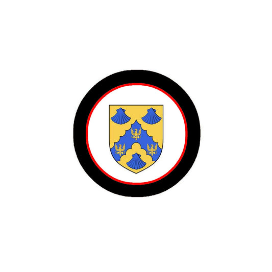 Reeves 3-inch Coat of Arms Fridge Round Magnet Default Title