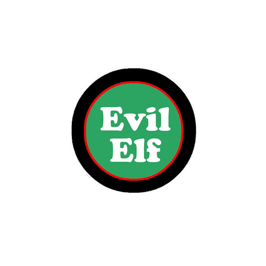 Evil Elf 2.25" for Jackets, Backpacks Christmas Santa Helper