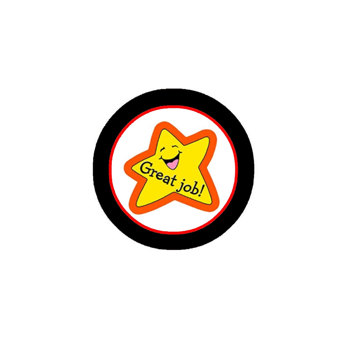 Great Job 1.25-inch Pinback Button, School, Teacher Default Title