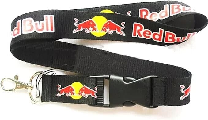 Black Red Popular Keychain ID Holder Lanyard MyDriver