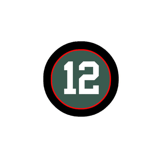 Number 12Hashtag Pinback 2.25-inch Default Title