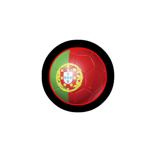Portugal Soccer Football 2.25-inch Round Badge Pinback Brooch Default Title