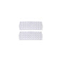 White ice cube tray set with heart and star molds