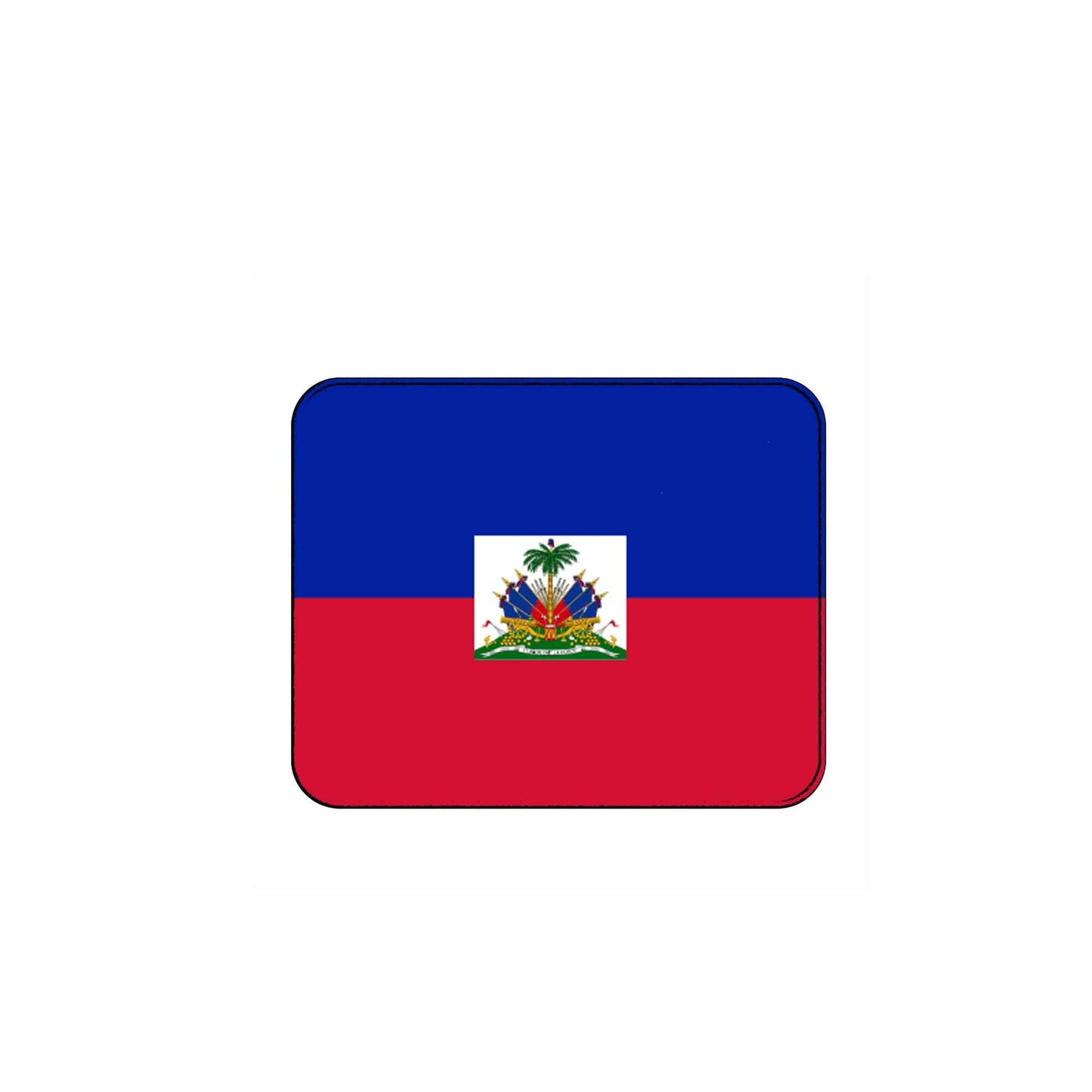 Haiti Country Flag Mousepad for Computers Default Title