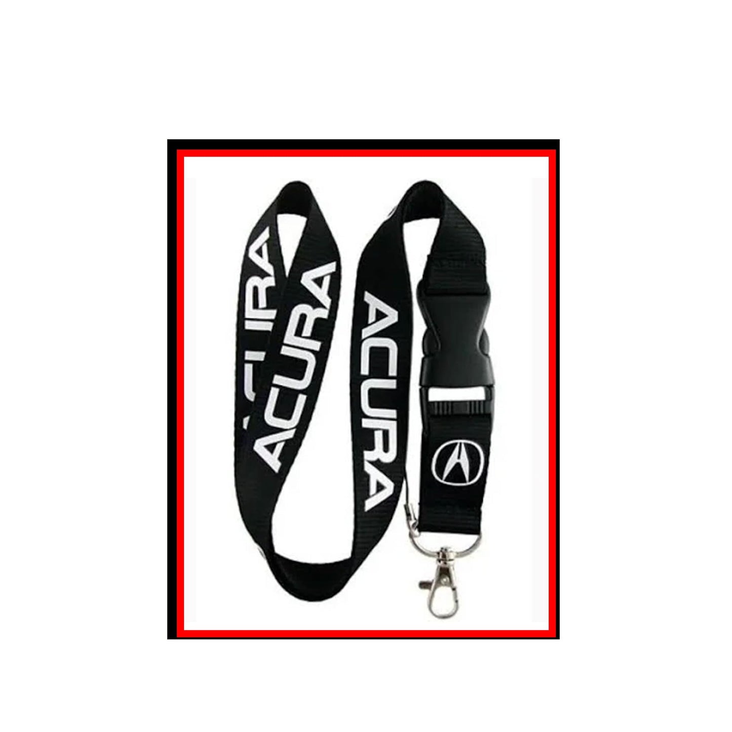 2 x Lanyard Key Chain Keyring Holder A c u r L1AR (2 Pcs Set) 2 lanyards Default Title