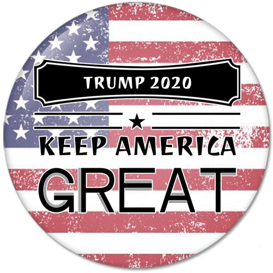 Trump 2020 Keep America Great No.2 Pinback Button Badges (58mm), NEW