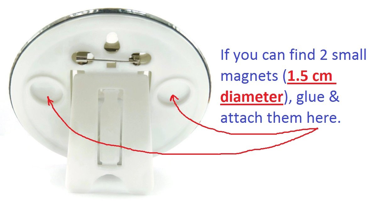 Chic 4 in 1 GREAT SEAL MISSISSIPPI MS US Jumbo Badge Button Pin 3.75 Inches