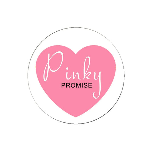 Pinky Promise Pinback Button Pin 1.25-inch Default Title