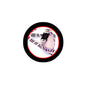 Piano keyboard neck strap lanyard circular logo badge with strap and keys graphic