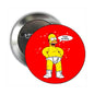 1.25-inch pinback button featuring Homer Simpson with “Happy Birthday” text