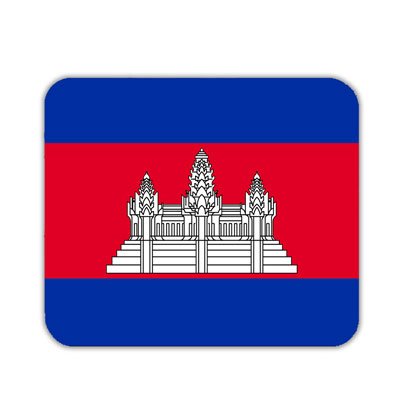 Cambodian Flag Mousepad Default Title
