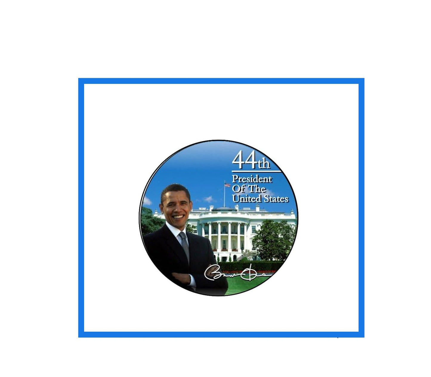 Barack Obama 44th President Inauguration Button Pinback Default Title
