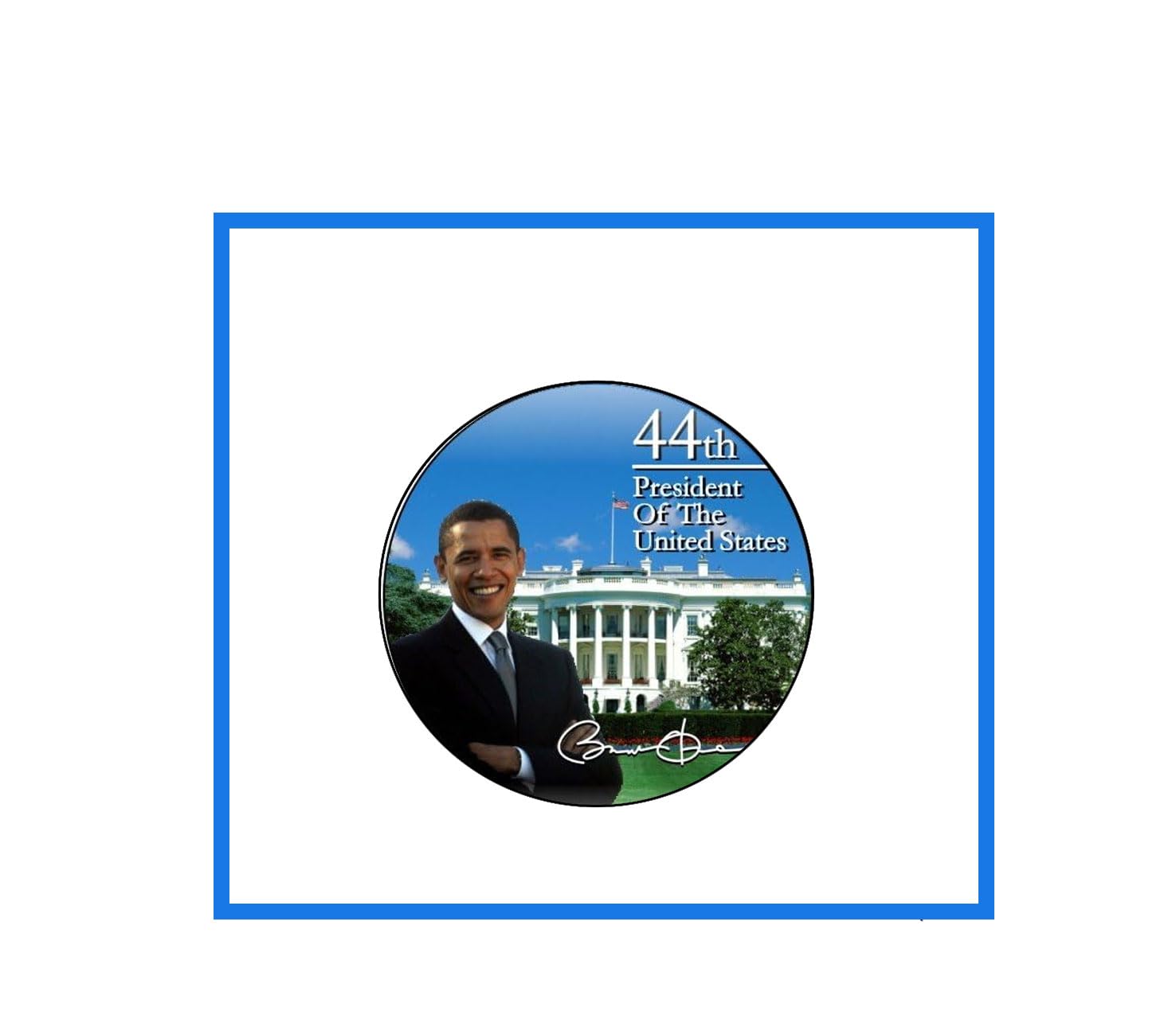 Barack Obama 44th President Inauguration Button Pinback Default Title