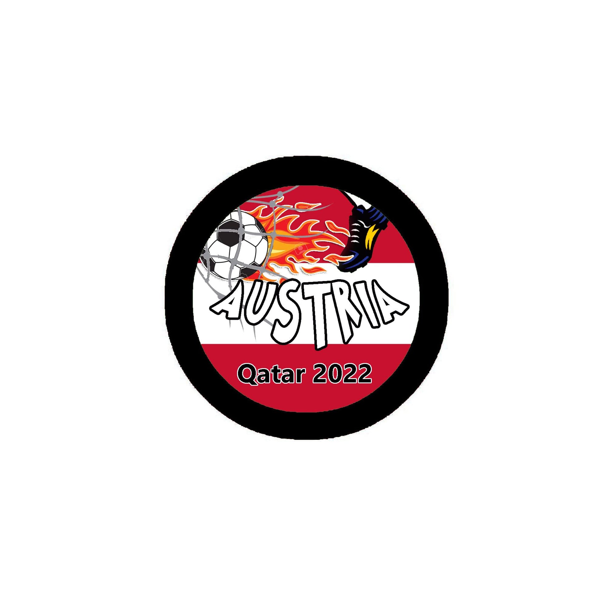 12 Pcs Set Austria Football Soccer 2.25-inch Pinback 2022 Default Title